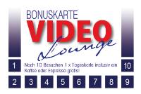 Bonuskarte Video-Lounge